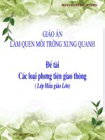 Các phương tiện giao thông