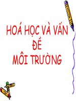 HÓA HỌC VÀ MÔI TRƯỜNG