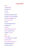 tiêu điểm luyện thi TN, ĐH