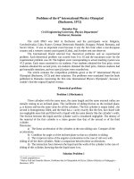 Đề IPHO(vật lí quốc tế) 1972