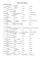 Bài KT trắc nghiệm lớp 6