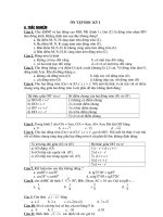 Ôn tập Toán 9 HKI - HÌnh học