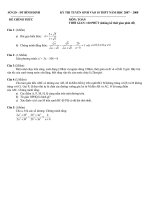 ĐỀ THI TS 10