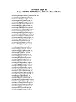 HỘP THƯ ĐIỆN TỬ CÁC TRƯỜNG TRONG HUYỆN TRIỆU PHONG