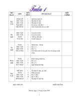 Giao an lop 1 Tuan 1