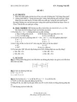 ĐỀ ÔN TẬP THI TUYÊN SINH LỚP 10