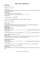 đề luyện thi ĐH 2009