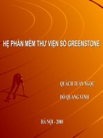 HE PHAN MEM Greenstone v3
