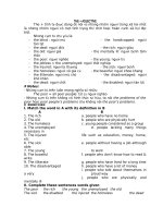 The + adj (phrases and ex)