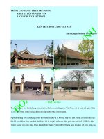 Kiến trúc Đình làng Việt Nam-Một số Đình làng tại Hà Nội