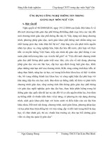 Ứng dụng CNTT trong dạy môn Ngữ Văn