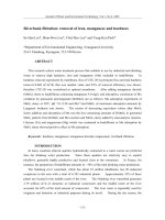 Riverbank filtration: removal of iron, manganese and hardness