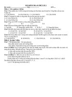 kiểm tra 45 phút - Hóa 12-CB