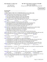 ĐỀ THI TUYỂN SINH CAO ĐẲNG NĂM 2009 Môn: VẬT LÍ; Khối: A mã đề   842 