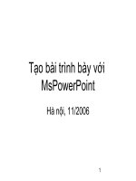 Giaùo trình Powrpoin