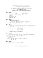 Đề+Đáp án HSG Toán 8