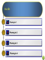 Mẫu câu trắc nghiệm PP