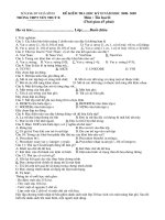 Đề kiểm tra HK II 11