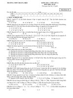 kiểm tra 1 tiết hóa 10 nc