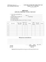 Biên bản kiểm tra hộ nhân dân