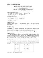Đề thi HSG Toán huyện Vĩnh Linh năm học 05-06