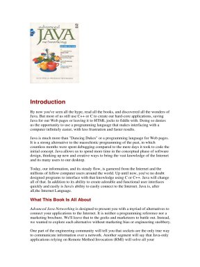 Advanced Java networking - Introduction