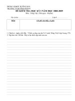 đề kiểm tra lớp 4