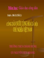 công dân nước CHXHCNVN