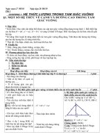 giáo án hình học  tuần 1 - tuần 4