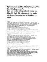 Cde tran tri WEB Site - Cac kieu dong ho