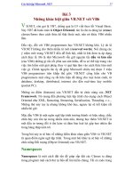 Những khác biệt giữa VB.NET với VB6