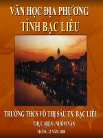 Văn học địa phương