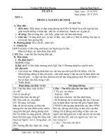 GIÁO ÁN MÔN VĂN TUẦN 1-5