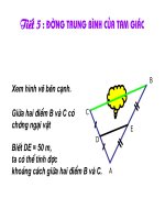 Tiet 5 - duong trung binh cua tam giac