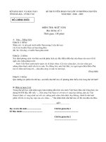 Đề thi chuyên năm 2008-2009- Vũng Tàu