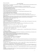 Bài tập tự luận phần hạt nhân