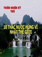 Thác nước đẹp