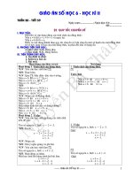 Giáo án Số học 6 (HKII)