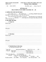 MAU KE HOACH TOAN DIEN TIEU HOC