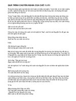 QUÁ TRÌNH CHUYỂN NGHĨA CỦA CHỮ 