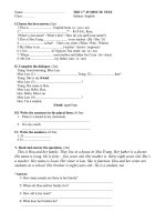 Kiem tra 45''''(test1) 2010-2011