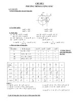 Lượng giác ( nâng cao)