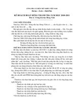 Kế hoạch thanh tra năm hoc 2010-2011