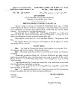 Số 185/QDPGDĐT NGÀY 22/9/2010 Quyết định về việc thành lập MLCM THCS năm học 2010 - 2011