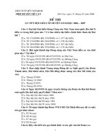 ĐỀ THI TPT ĐỘI GIỎI CẤP HUYỆN