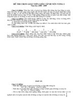 Đề thi GVG huyện 08-09