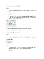 tạo lịch trên baner bằng fash