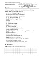 De+Dap an Dao duc 5 HKI -Tinh kha thi cao