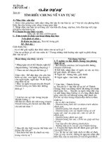 giáo án tự chọn 6- tuần 10,11