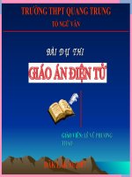 TIẾT 44: TẠI LẦU HOÀNG HOÀNG HẠC TIỄN MẠNH  HẠO NHIÊN ĐI QUẢNG LĂNG